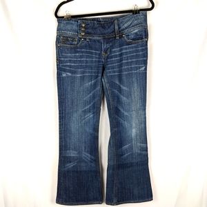 ReRock for Express Blur Flare Jeans sz 10